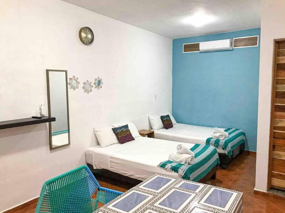 Alojamiento Departamental Apartment Bacalar Bagian luar foto