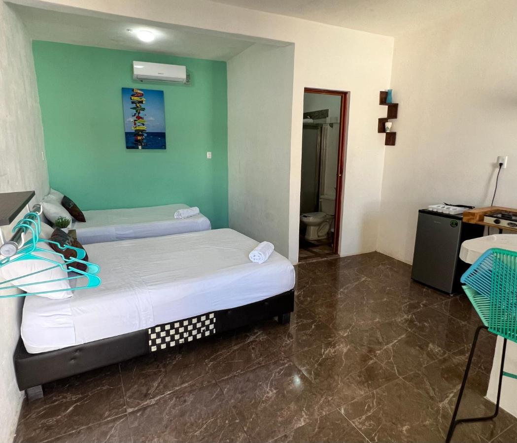 Alojamiento Departamental Apartment Bacalar Bagian luar foto